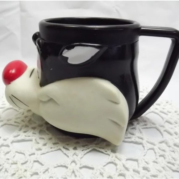 🆕 Sylvester the Cat Plastic Coffee Mug 1992 Warner Brother's Looney Tunes Mug - Picture 3 of 5